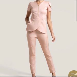 Blush Jaanuu scrub set